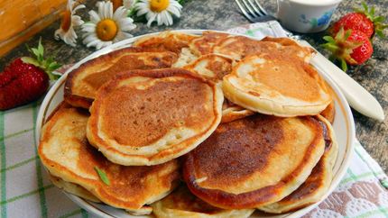 Оладьи классические на кефире