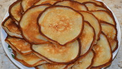 Оладьи на йогурте и кефире