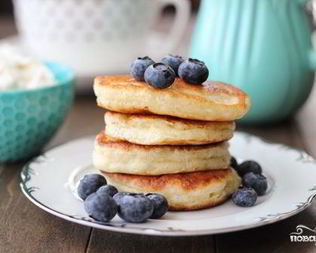 Оладьи на молоке и дрожжах пышные