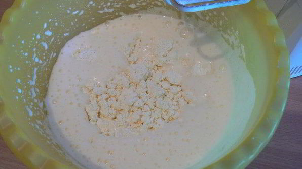 оладьи с кукурузной мукой и творогом