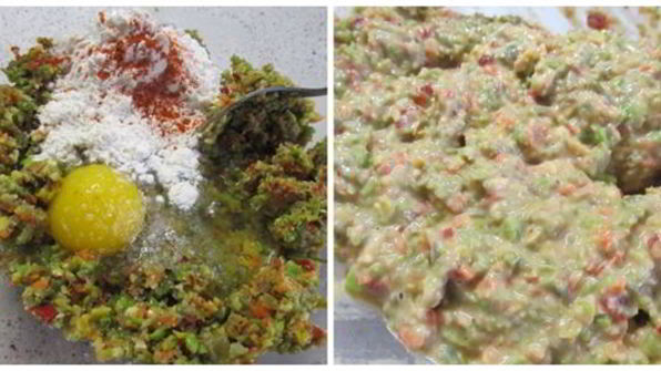 овощные оладьи с йогуртовым соусом