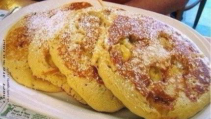 Овсяные оладьи с бананами