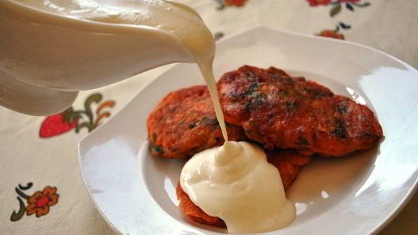 помидорные оладьи