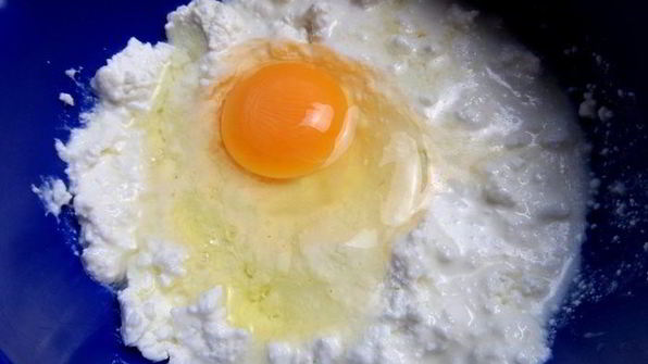 тыквенные оладьи на твороге