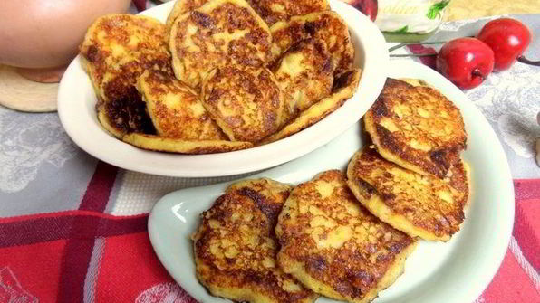 тыквенные оладьи на твороге