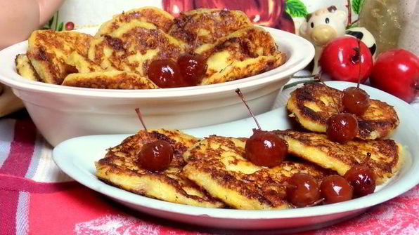 тыквенные оладьи на твороге