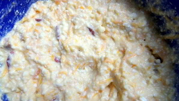 тыквенные оладьи на твороге