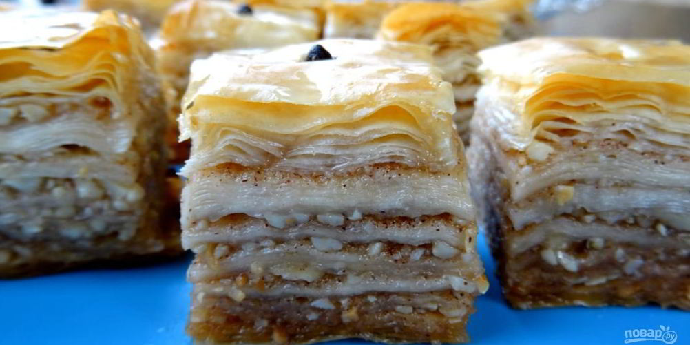 Рецепт пахлавы ароматной
