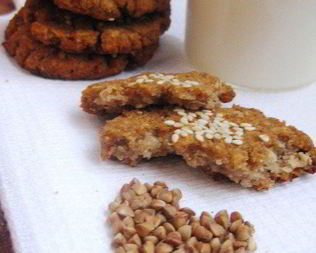 Диетическое печенье из гречневой муки