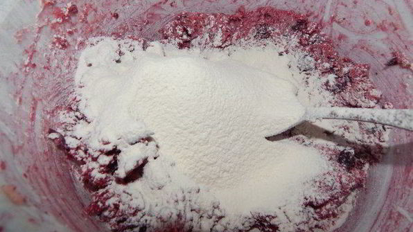 фиолетовое печенье