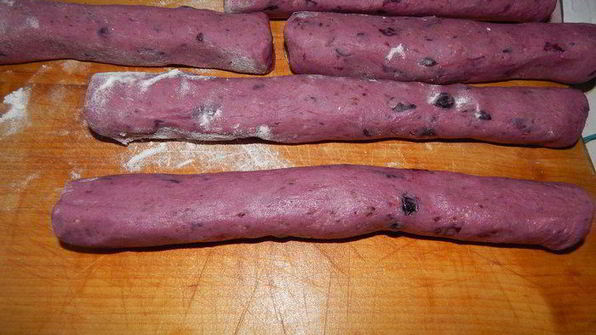 фиолетовое печенье