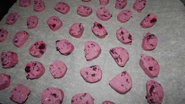 фиолетовое печенье