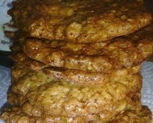 Хрустящее овсяное печенье без яиц