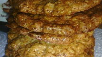 Хрустящее овсяное печенье без яиц