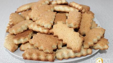 Хрустящее постное печенье на рассоле