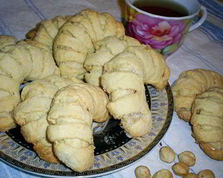 Кокосовые рогалики