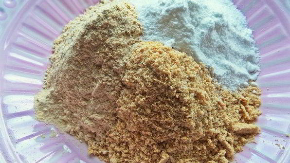 кунжутное печенье на жареной муке