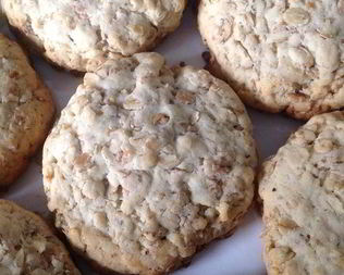 Медовое овсяное печенье