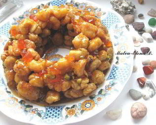 Неаполитанское рождественское печенье Струффоли