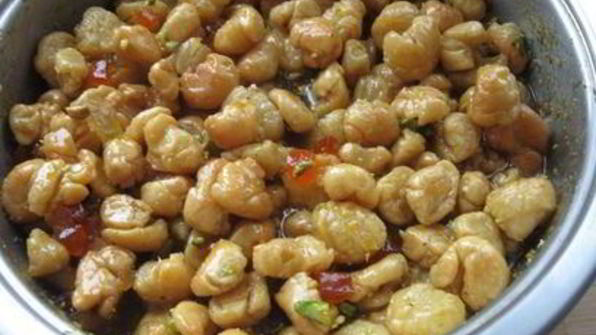 неаполитанское рождественское печенье струффоли