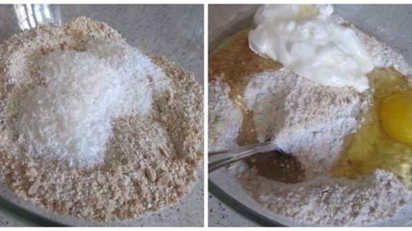 овсяно-кокосовые печеньки с изюмом