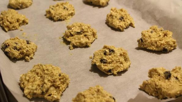 овсяное печенье с клюквой и шоколадом