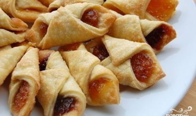 Печенье Минутка с повидлом