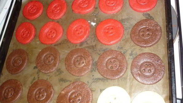 печенье пуговки