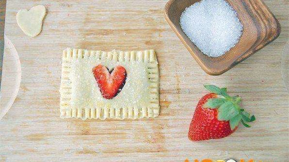 печенье с клубникой