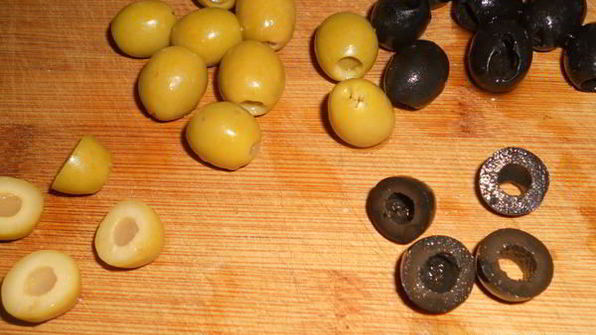 печенье с оливками