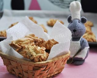 Печенье с творогом через мясорубку