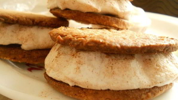 печенье с зефиром