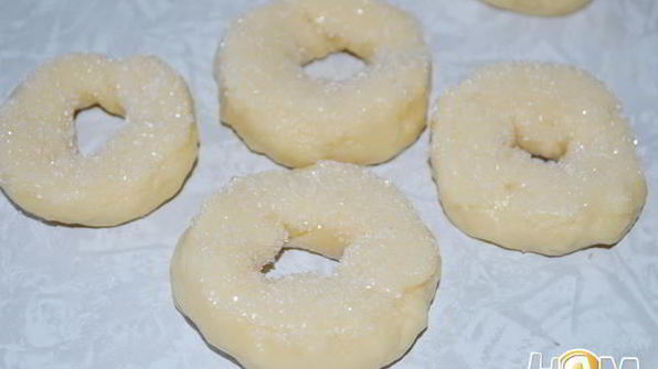 печенье сахарные колечки