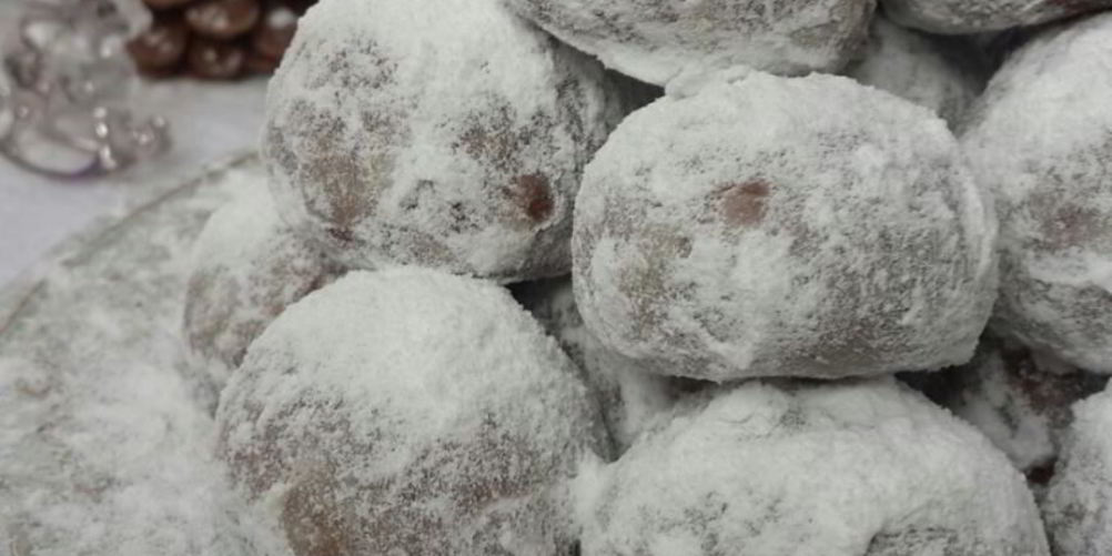 Рецепт печенья шоколадные снежки