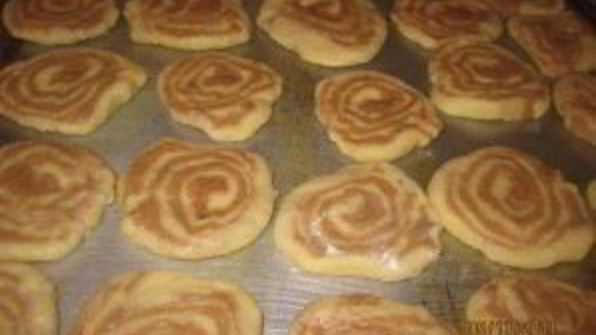 печенье спиральки