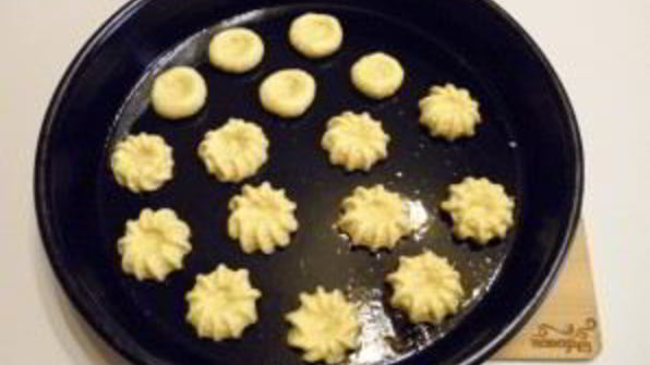 песочное печенье с вареньем