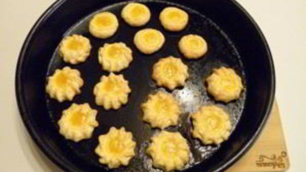 песочное печенье с вареньем