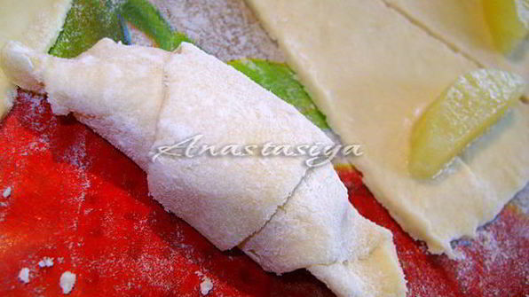 рогалики ананасовые дольки