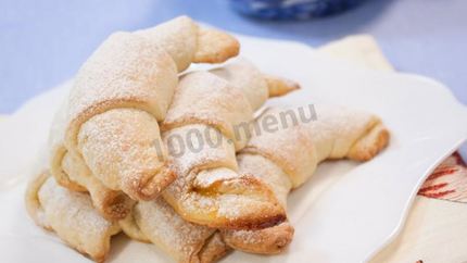 Рогалики на сметане и маргарине