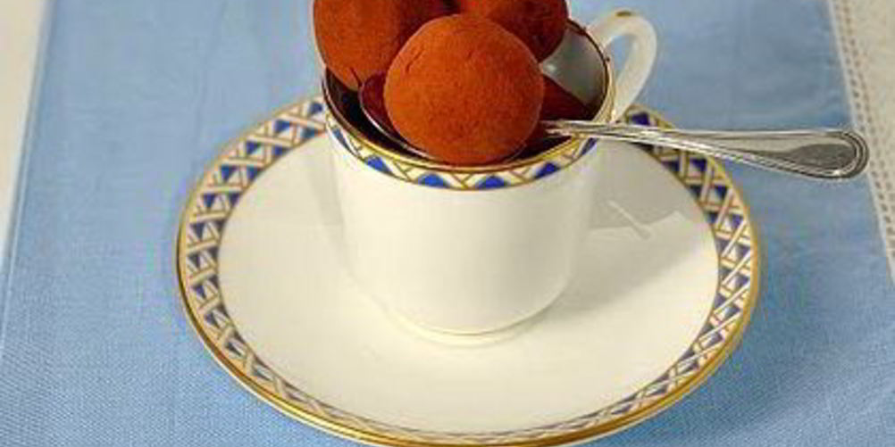 Рецепт шоколадных трюфелей с миндальным печеньем