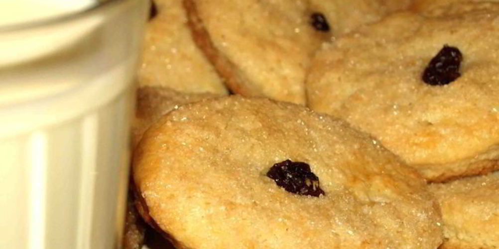 Рецепт творожного печенья с изюмом