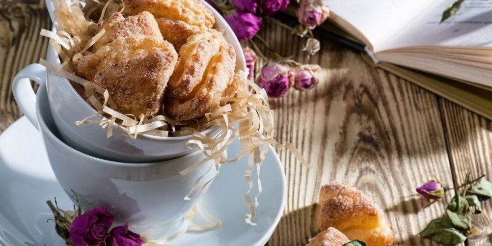 Рецепт творожного печенья в глазури