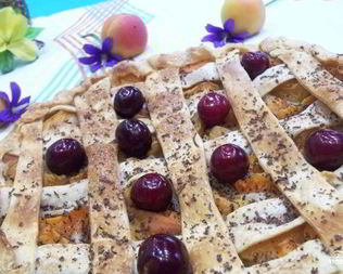 Абрикосовый пирог с ванилью