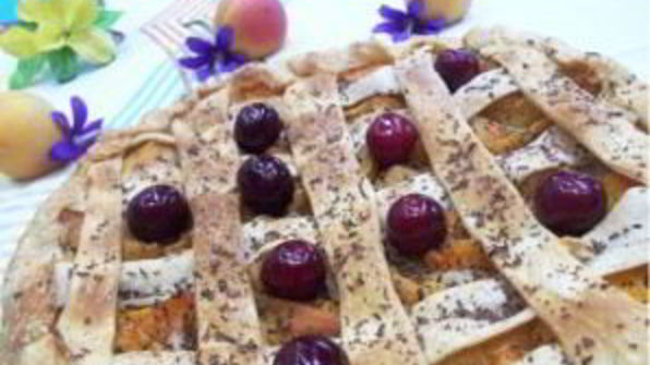 абрикосовый пирог с ванилью