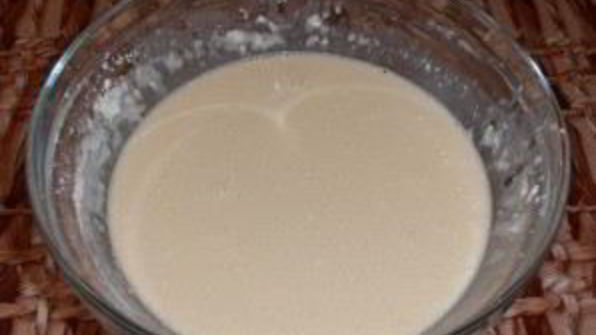 блинный пирог с курицей, грибами и творогом