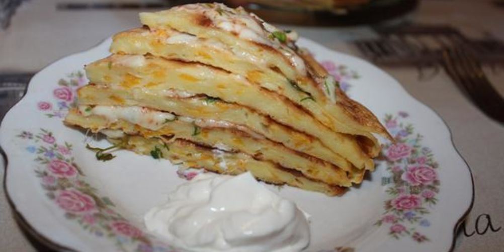 Рецепт блинного тыквенного пирога