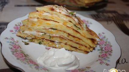 Блинный тыквенный пирог