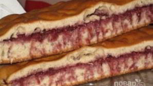 быстрый бисквитный пирог