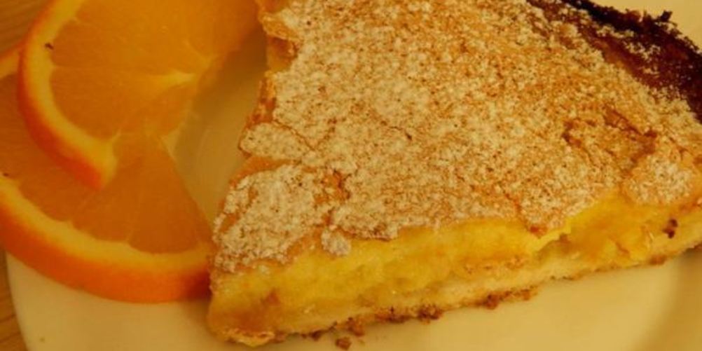 Рецепт двухслойного апельсинового пирога