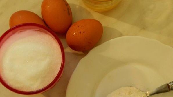 двухслойный апельсиновый пирог